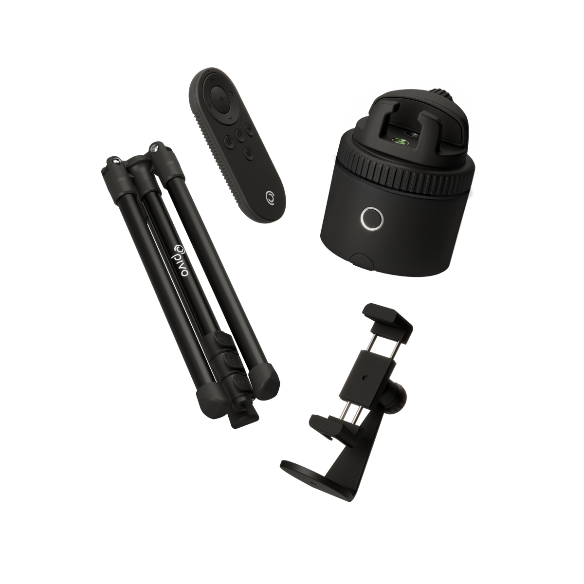 Pivo Pro Real Estate Pack | Pivo Pro smartphone camera mount with tripod, remote control, and auto-tracking device for handsfree video and virtual tours