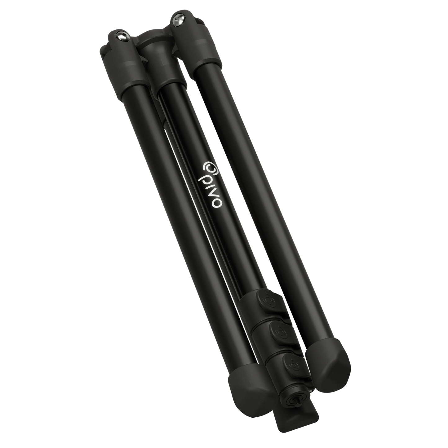 Pivo 63" extendable cell phone and camera tripod folded compactly.